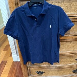 Ralph Lauren Women’s Classic Fit Polo in Deep Blue